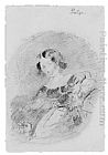 Girl with Rabbit (from McGuire Scrapbook) by Emanuel Gottlieb Leutze